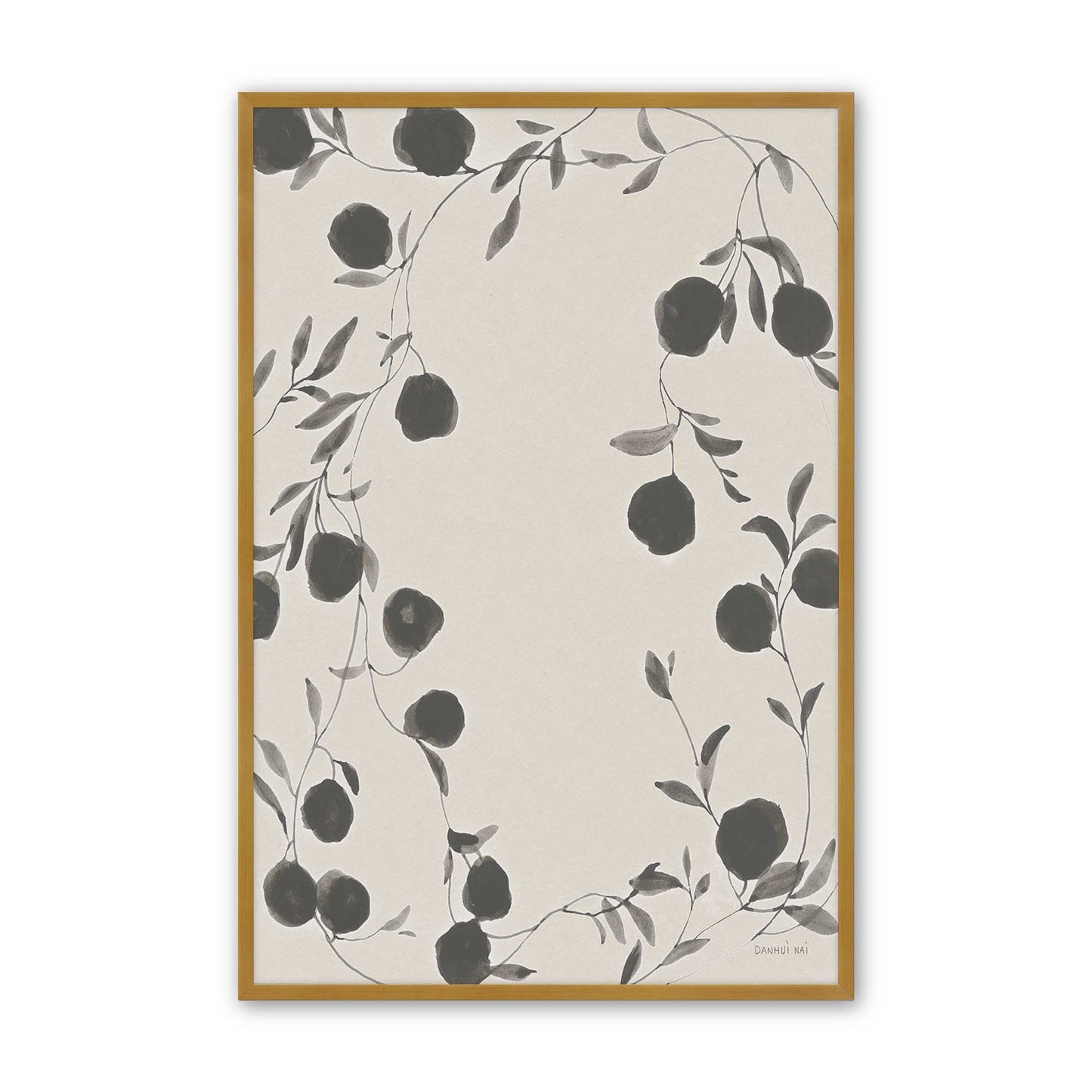 [Color:Polished Gold], Picture of art in a Polished Gold frame