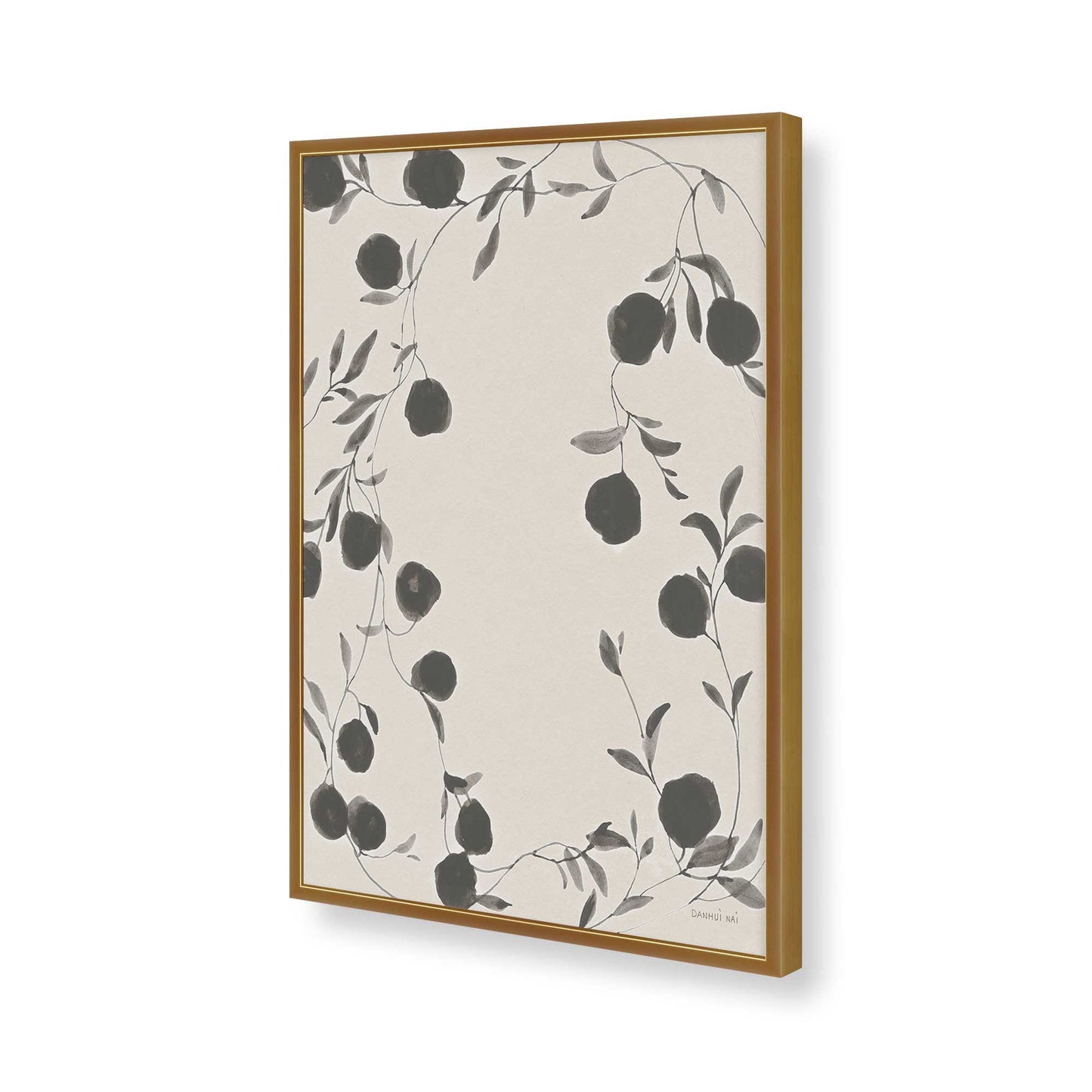 [Color:Polished Gold], Picture of art in a Polished Gold frame of the corner