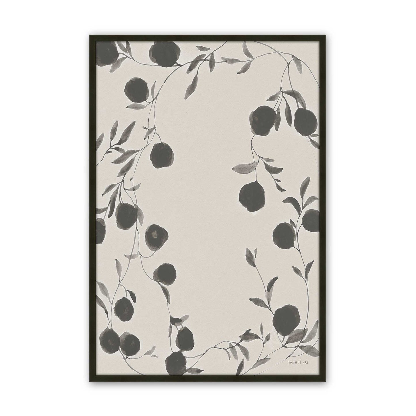 [Color:Satin Black], Picture of art in a Satin Black frame