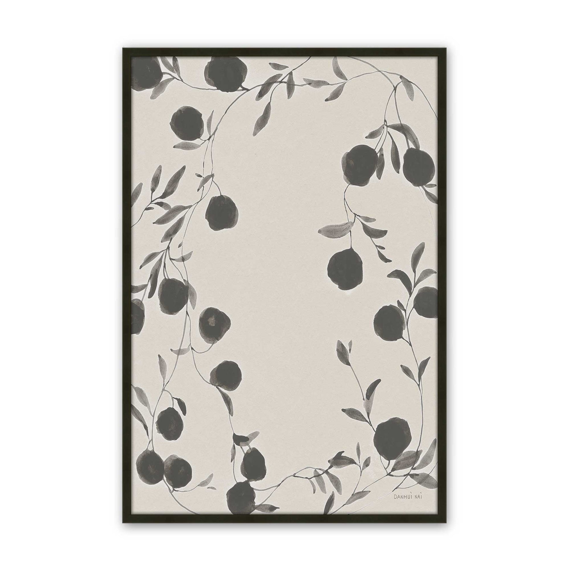 [Color:Satin Black], Picture of art in a Satin Black frame