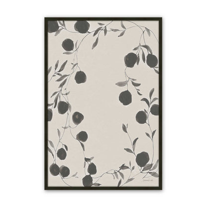 [Color:Satin Black], Picture of art in a Satin Black frame