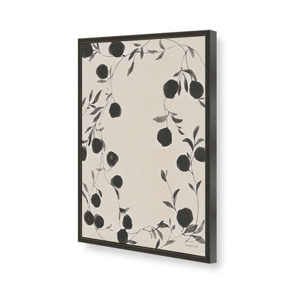 [Color:Satin Black], Picture of art in a Satin Black frame of the corner