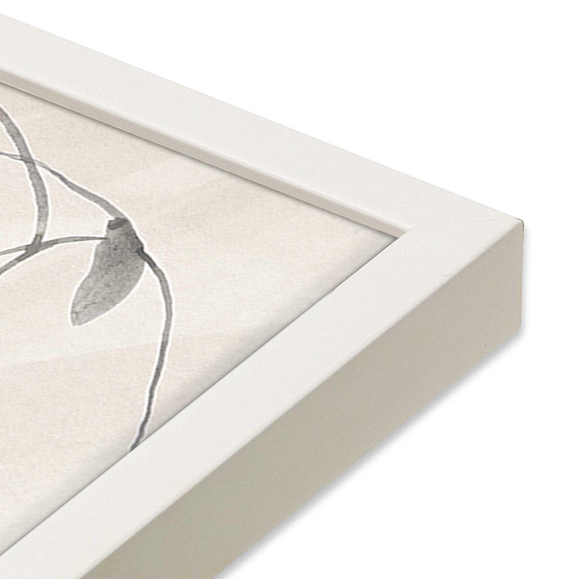 [Color:Opaque White], Picture of art in a Opaque White frame at an angle