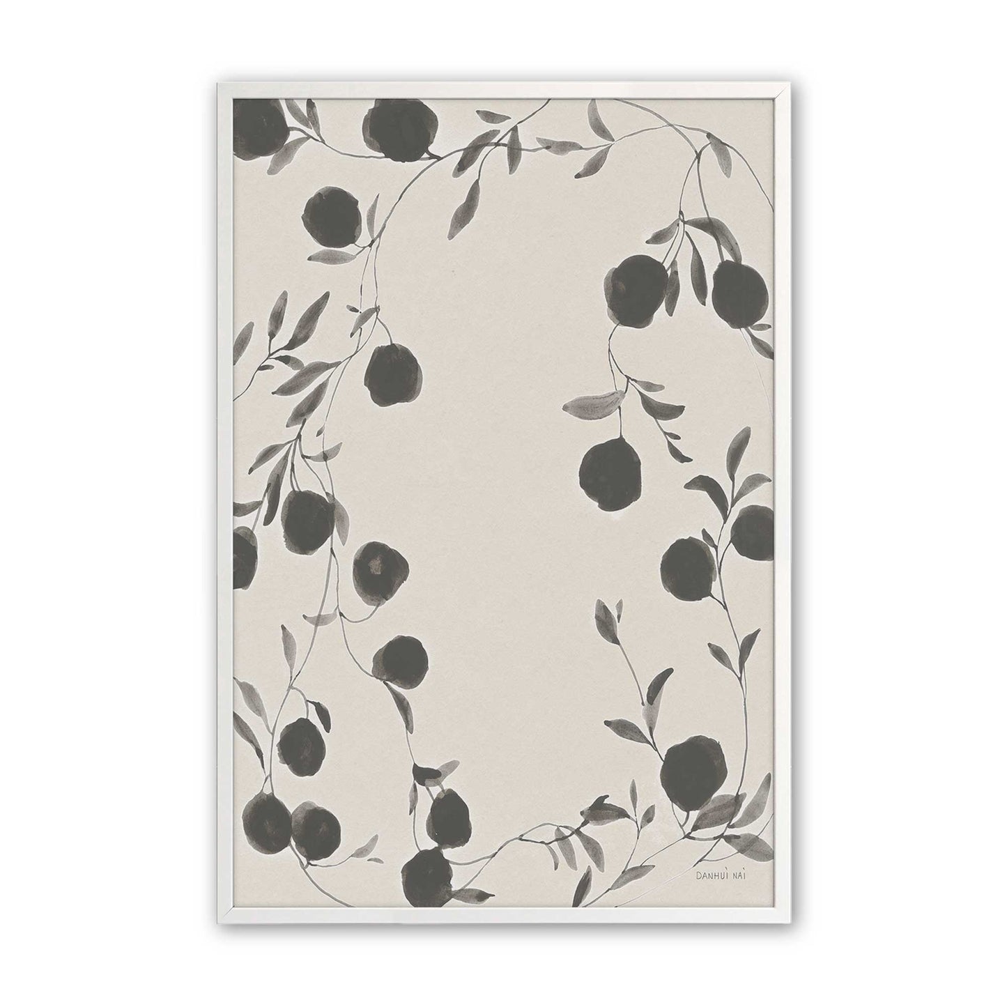 [Color:Opaque White], Picture of art in a Opaque White frame