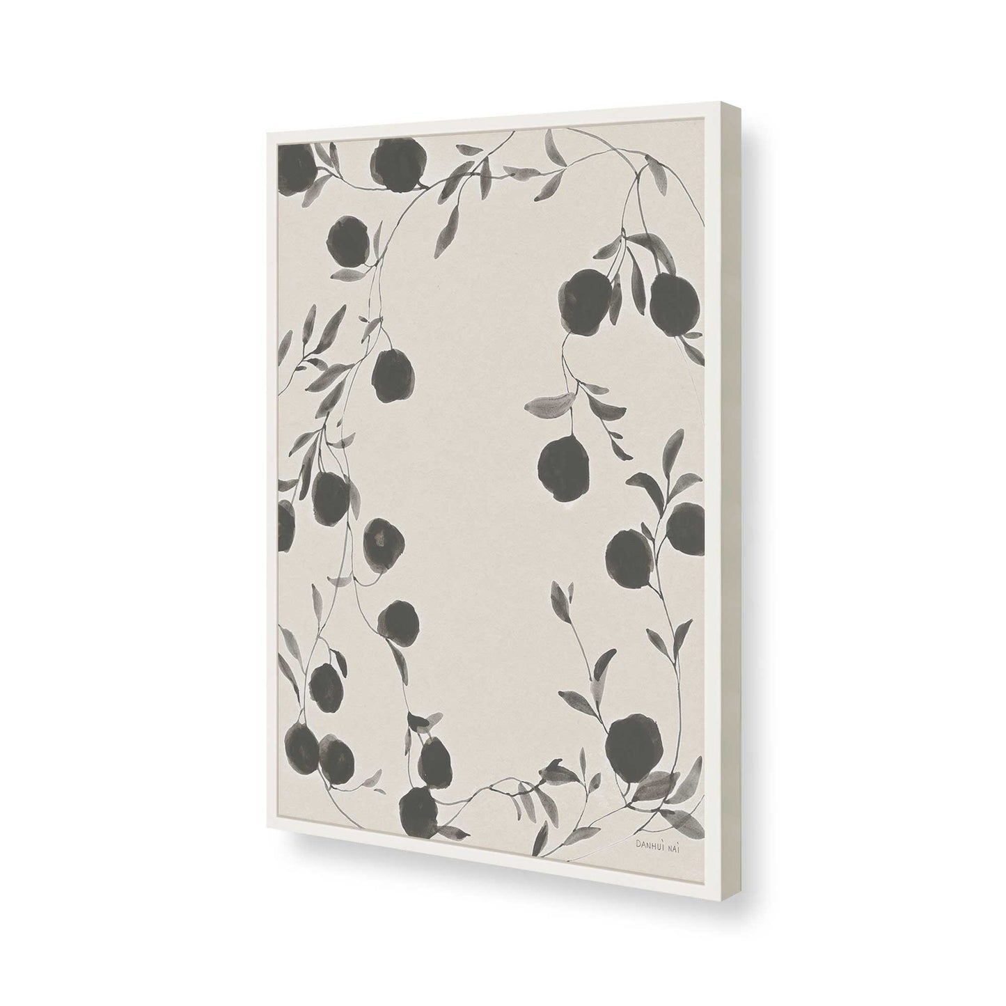 [Color:Opaque White], Picture of art in a Opaque White frame of the corner