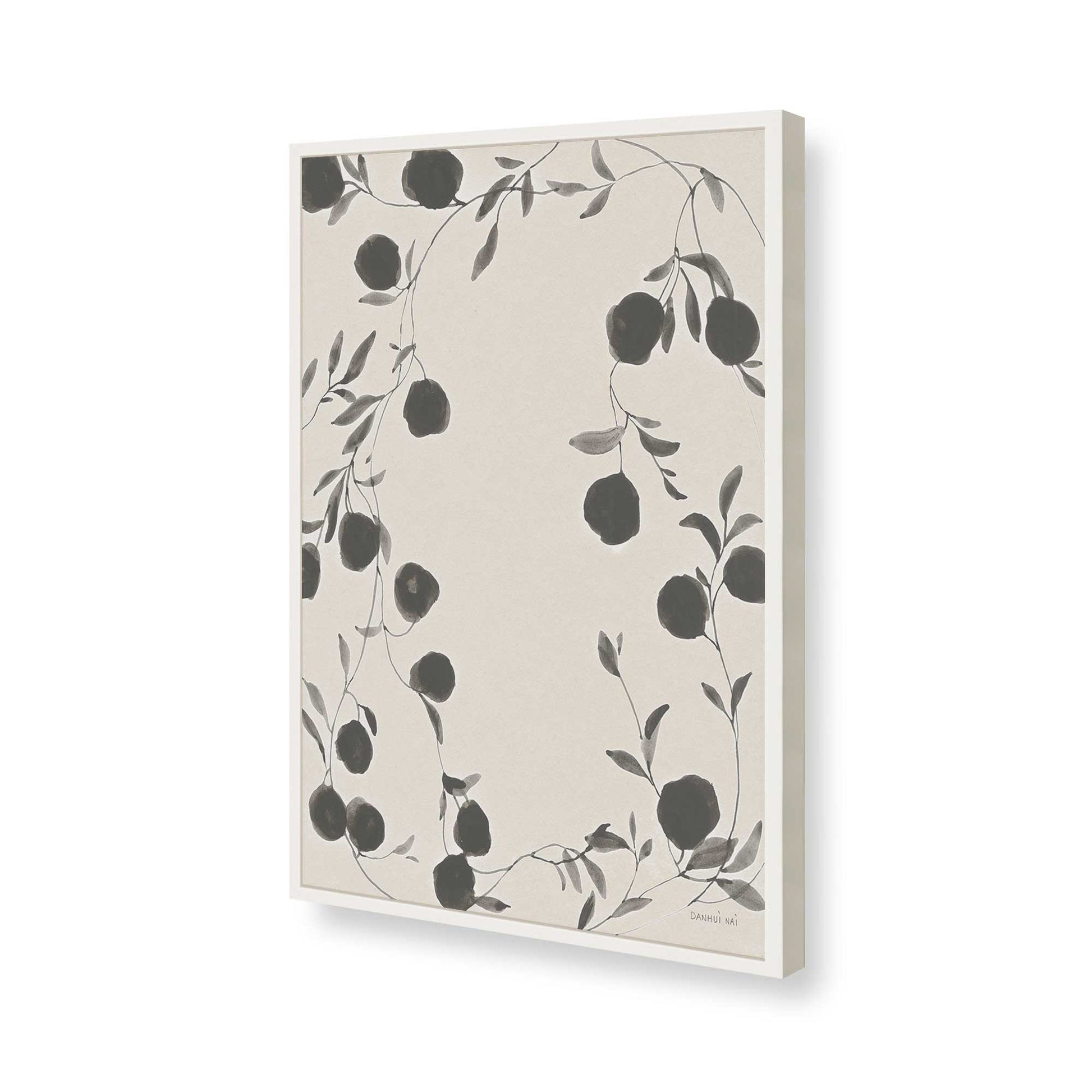 [Color:Opaque White], Picture of art in a Opaque White frame of the corner