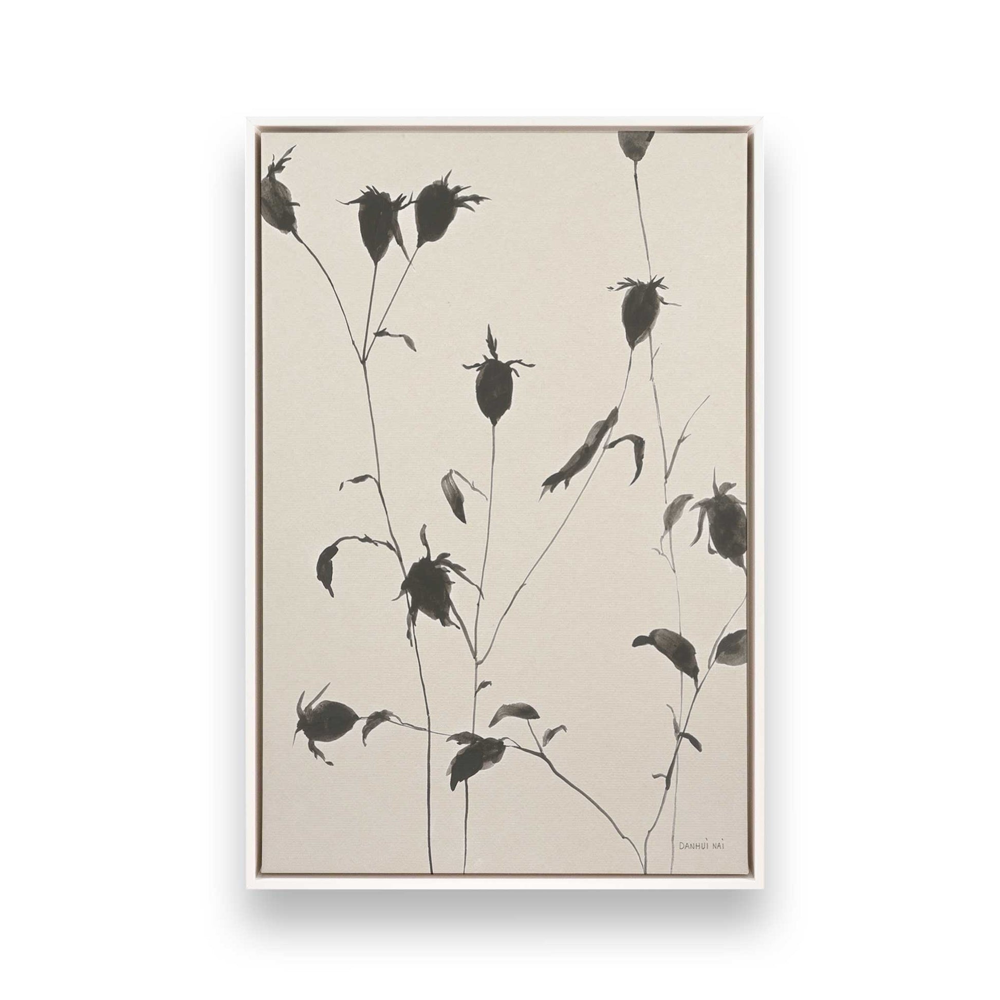 [Color:Opaque White], Picture of art in a White frame