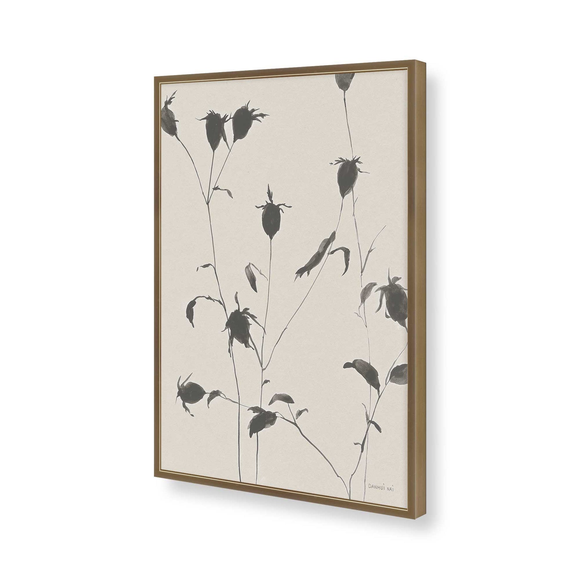 [Color:Brushed Gold], Picture of art in a Brushed Gold frame of the corner