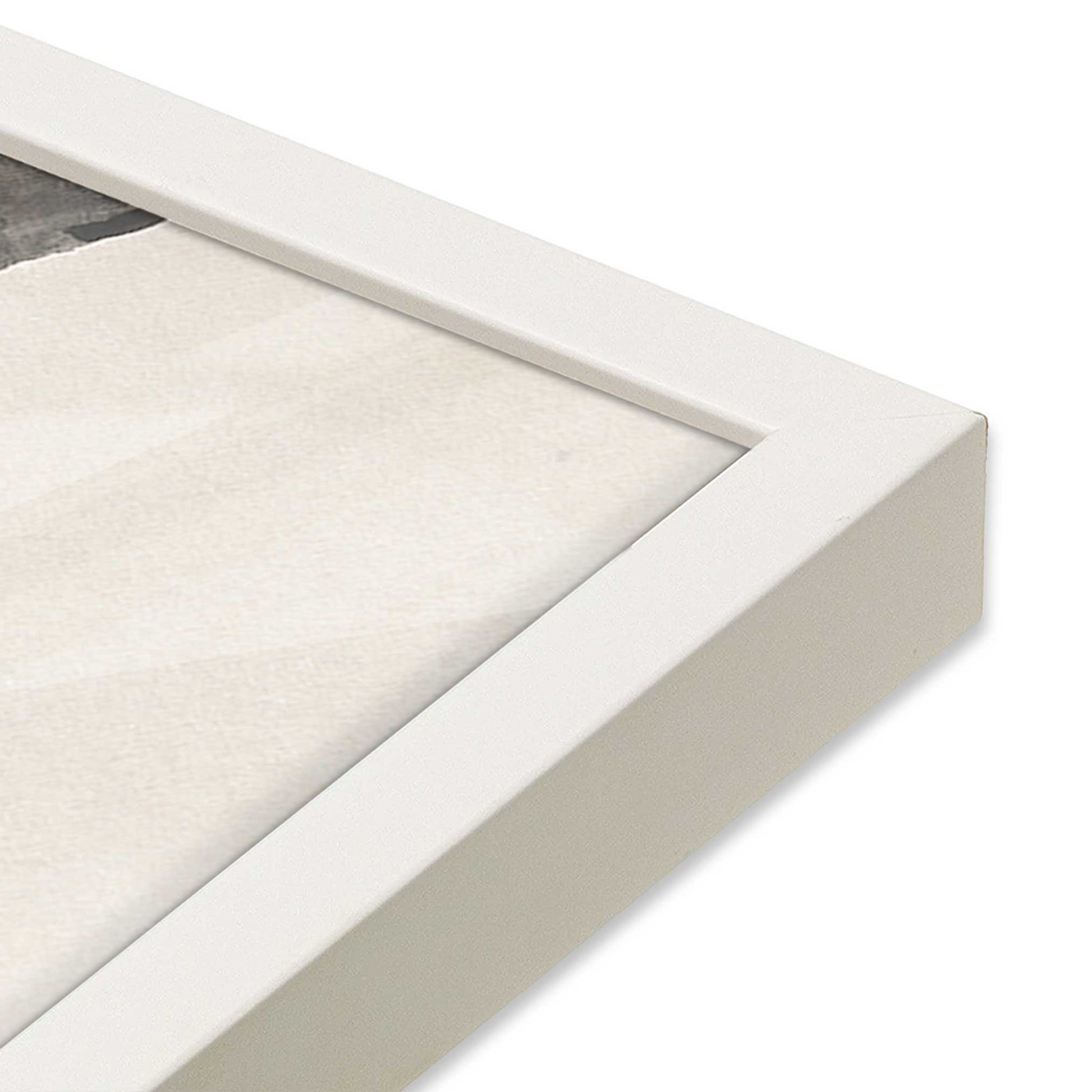 [Color:Opaque White], Picture of art in a Opaque White frame at an angle
