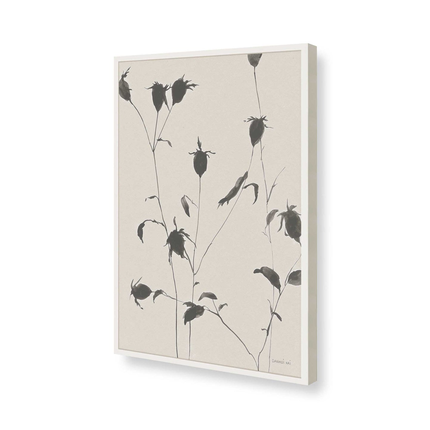 [Color:Opaque White], Picture of art in a Opaque White frame of the corner