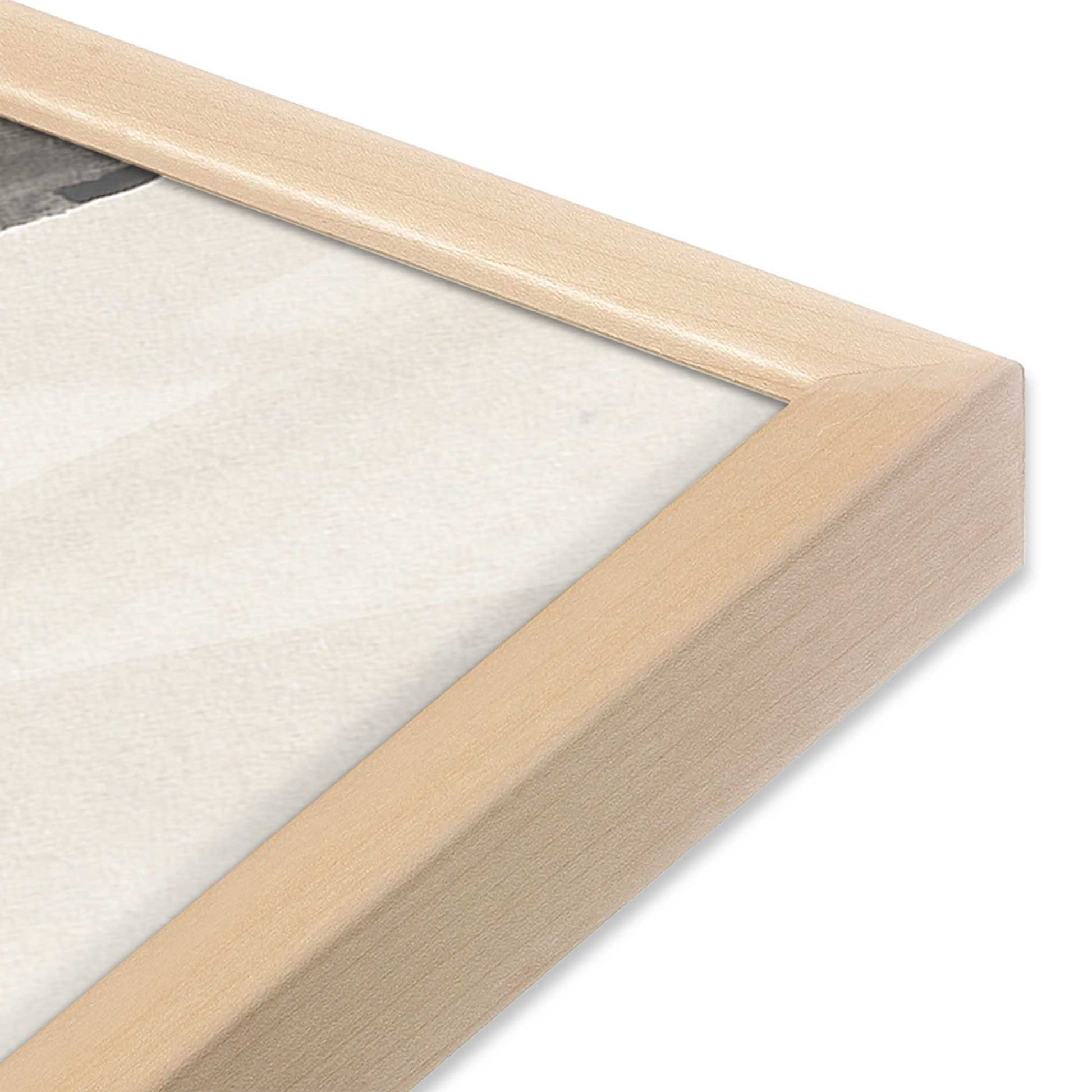 [Color:Raw Maple], Picture of art in a Raw Maple frame at an angle