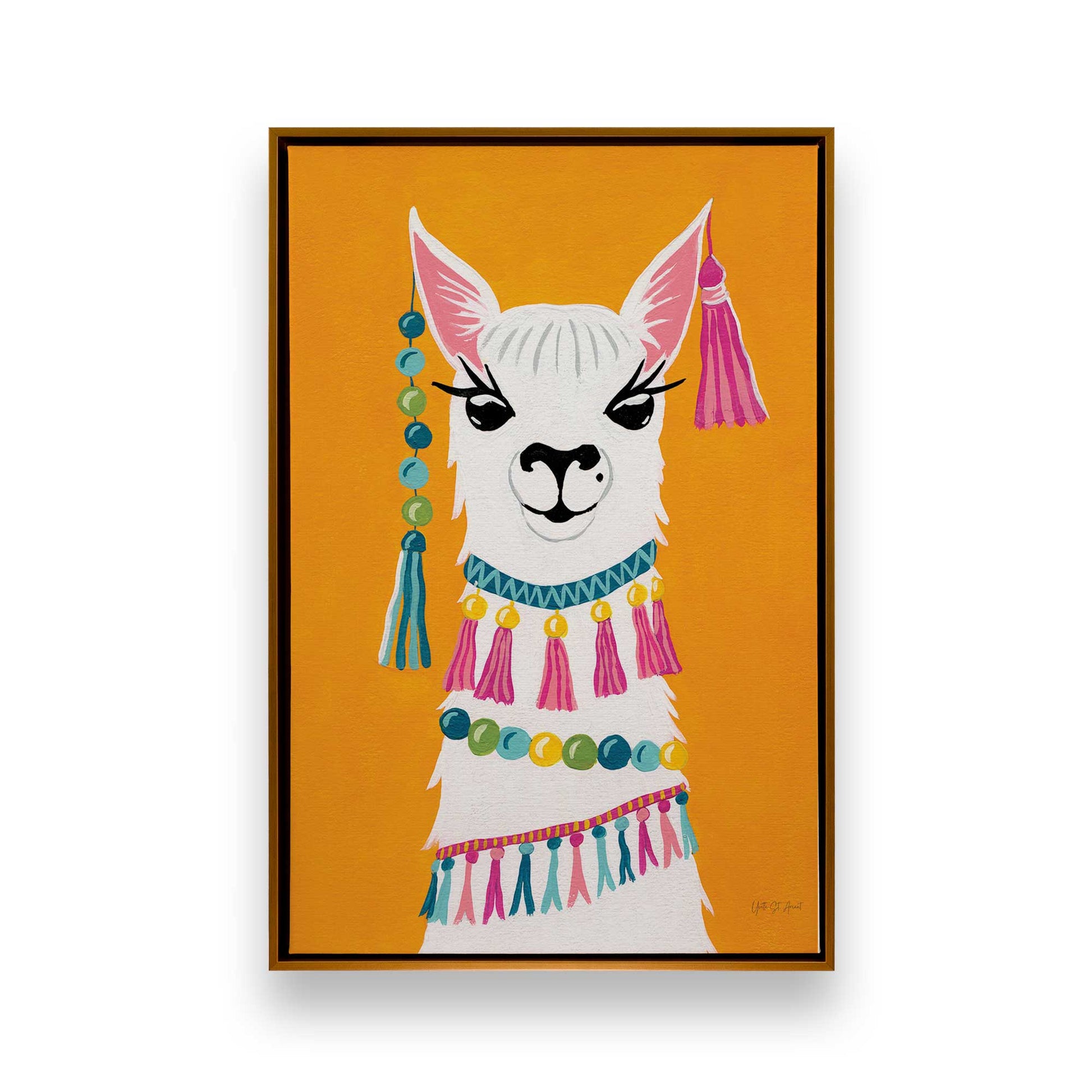[Color:Polished Gold], Picture of art in a Polished Gold frame