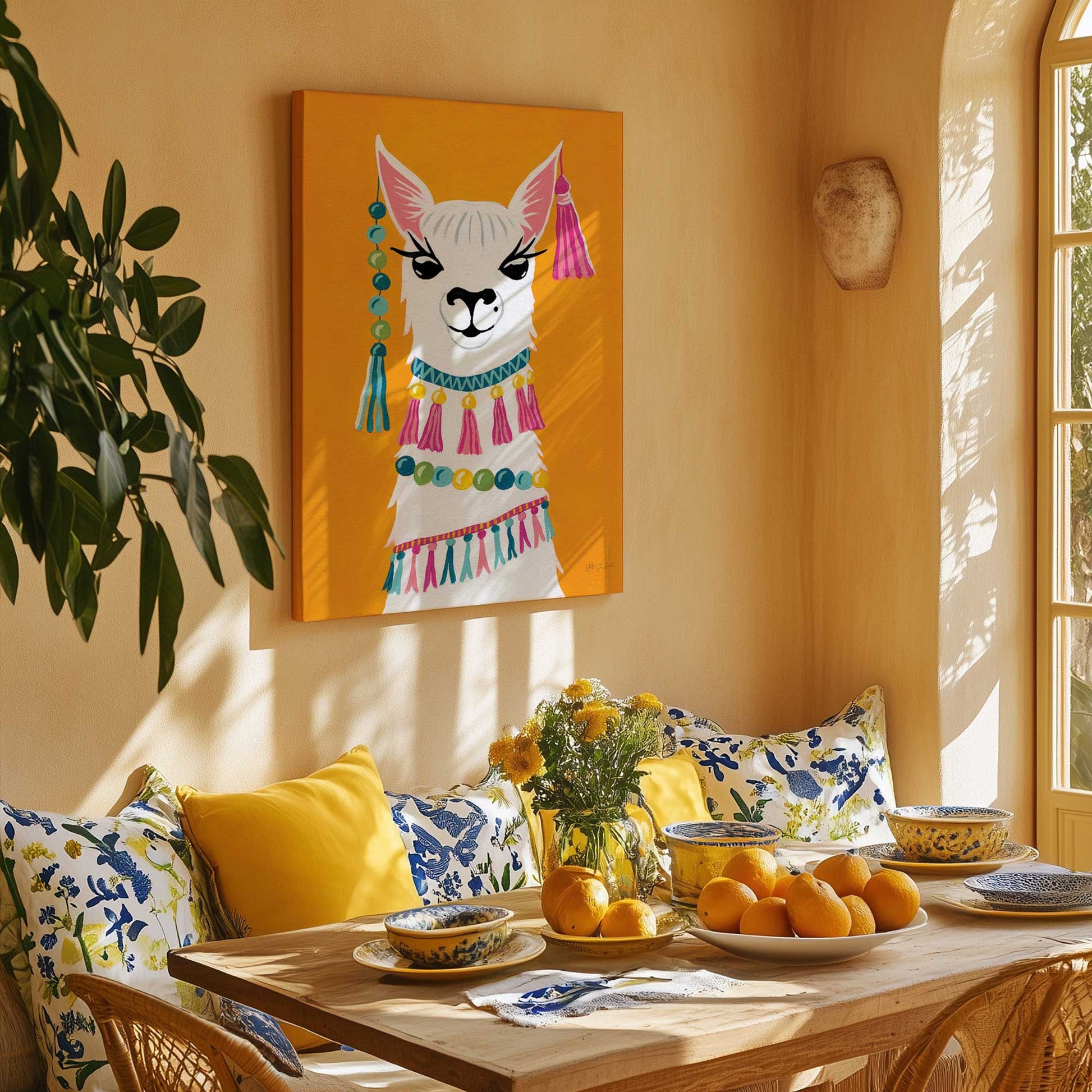 Picture of art in a room