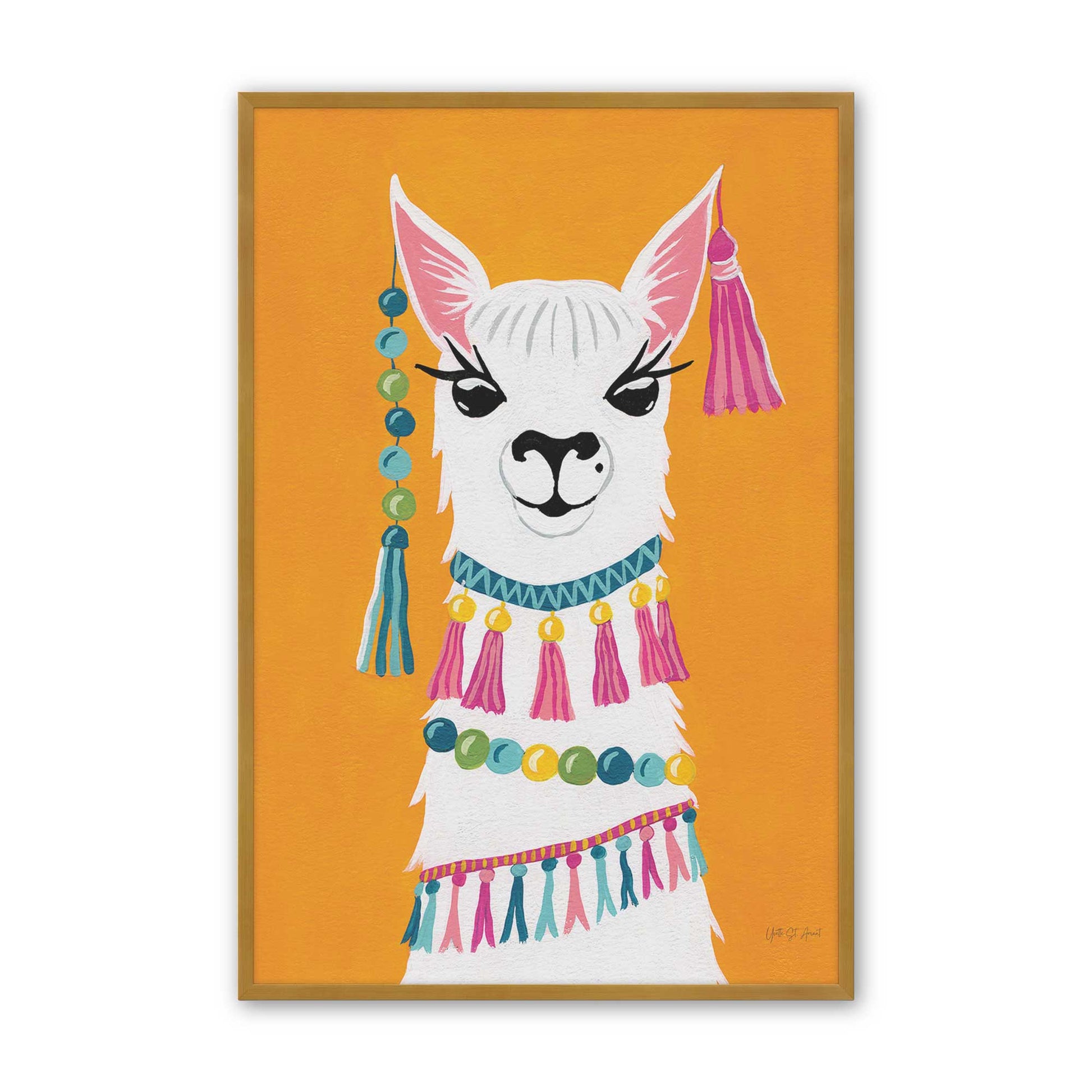 [Color:Polished Gold], Picture of art in a Polished Gold frame
