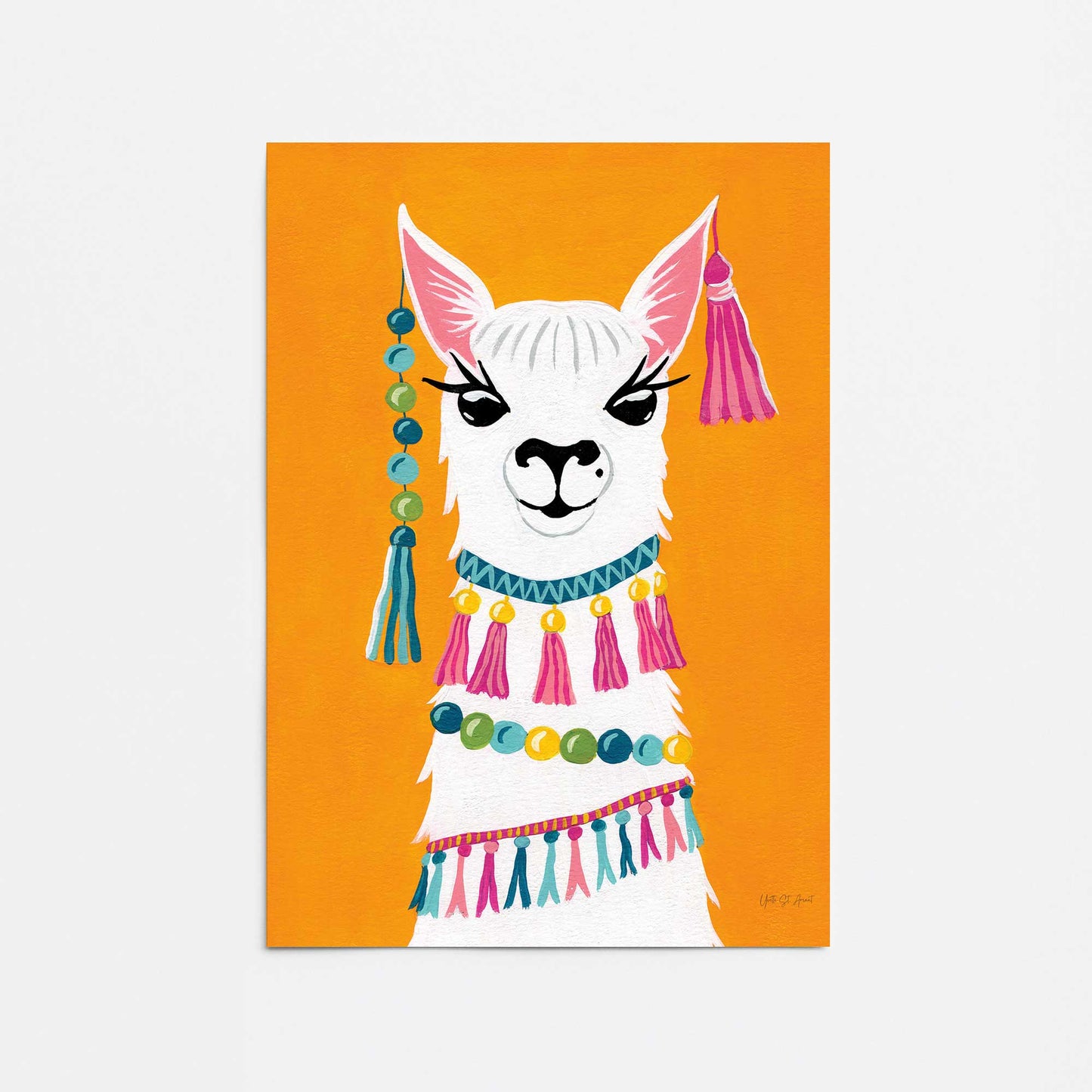 [color:Rolled Print], Picture of close up of art