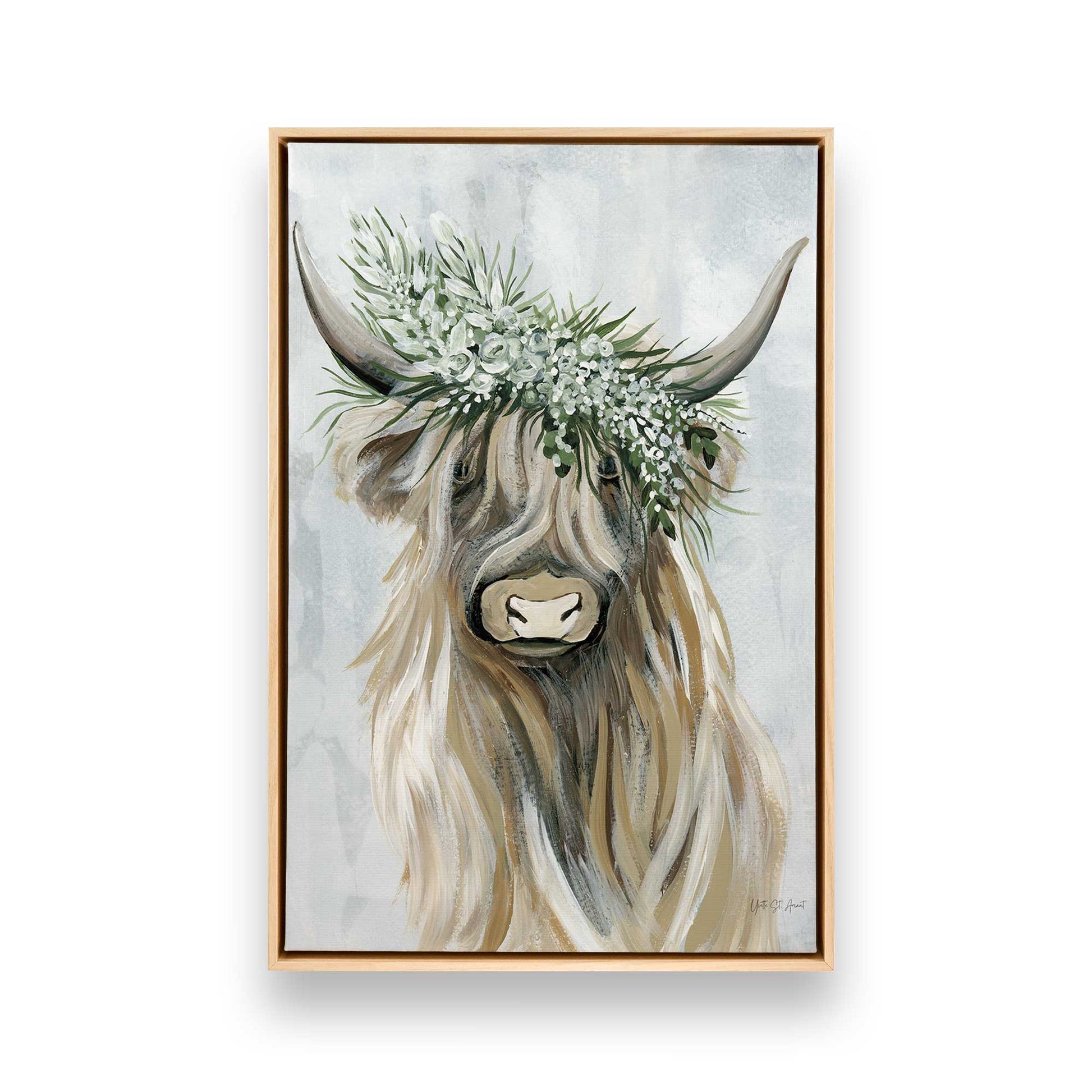 [Color:American Maple], Picture of art in a American Maple frame