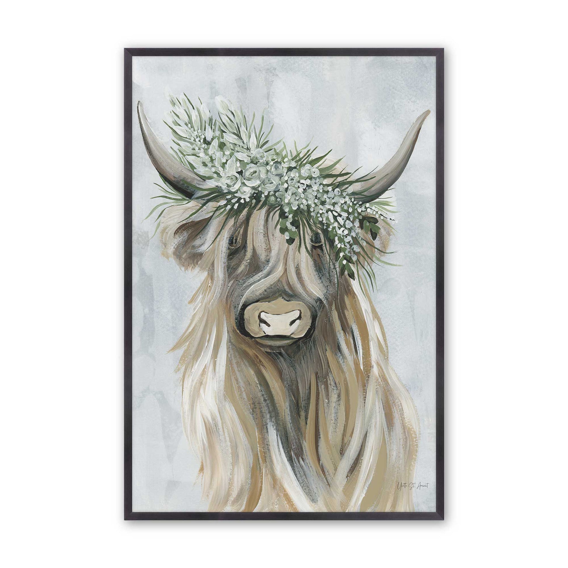 [Color:Weathered Zinc], Picture of art in a Weathered Zinc frame
