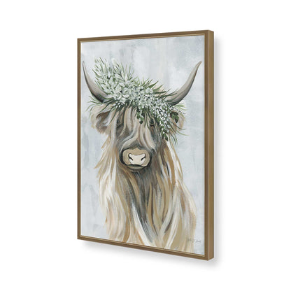[Color:Brushed Gold], Picture of art in a Brushed Gold frame of the corner