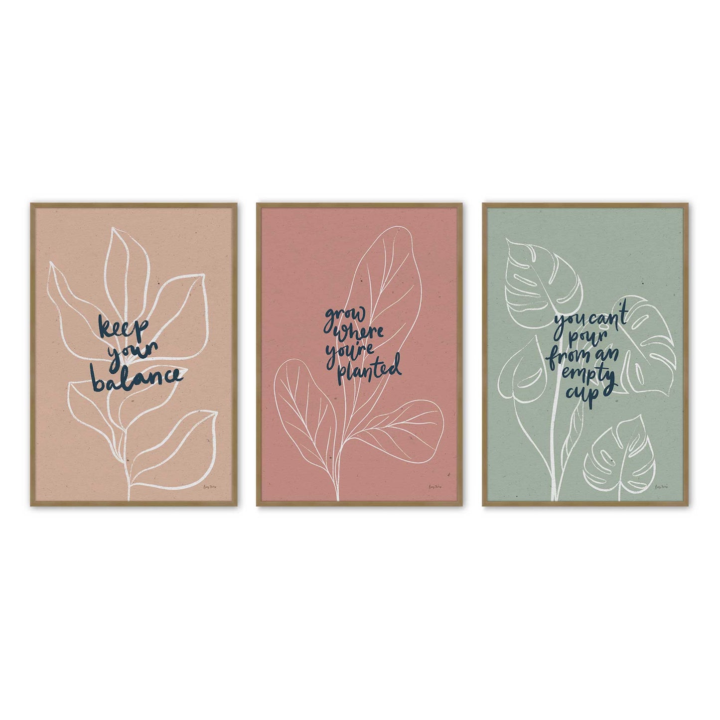 [Color:Brushed Gold], Picture of art in a Brushed Gold frame