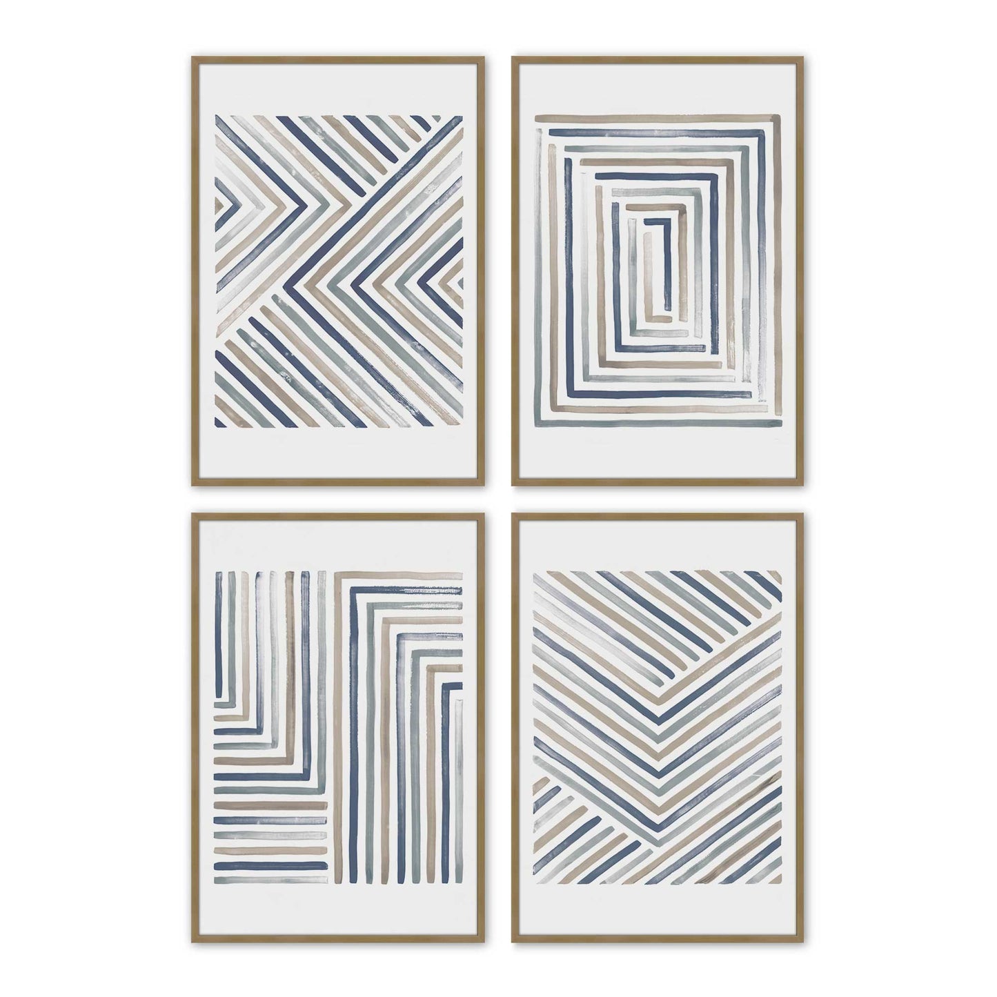 [Color:Brushed Gold], Picture of art in a Brushed Gold frame