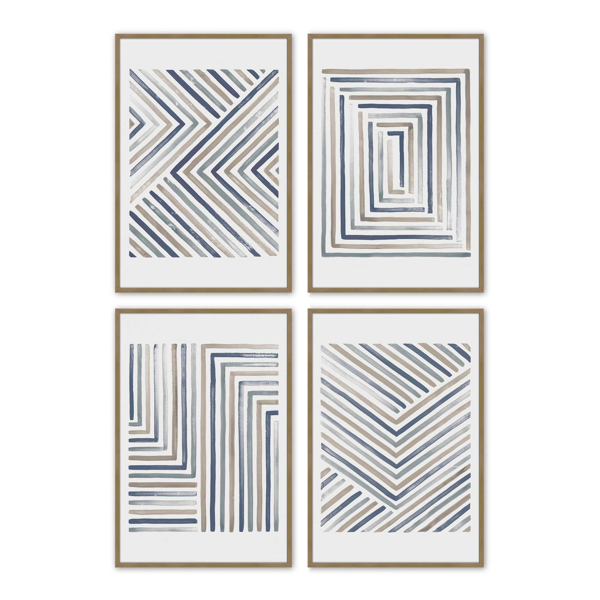 [Color:Brushed Gold], Picture of art in a Brushed Gold frame