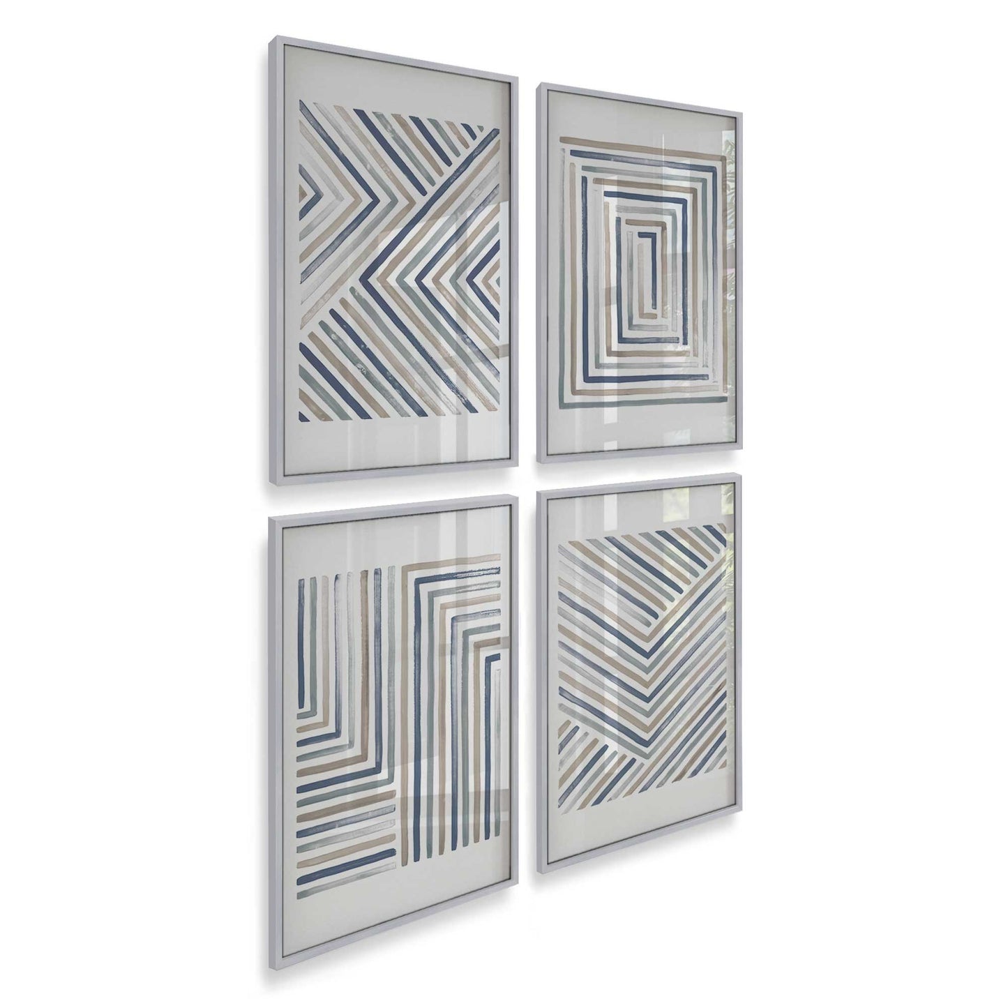 [Color:Polished Chrome], Picture of art in a Polished Chrome frame of the corner