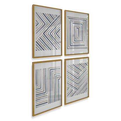 [Color:Polished Gold], Picture of art in a Polished Gold frame of the corner