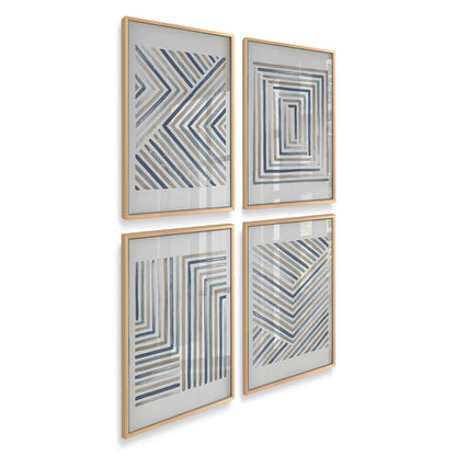 [Color:Raw Maple], Picture of art in a Raw Maple frame at an angle