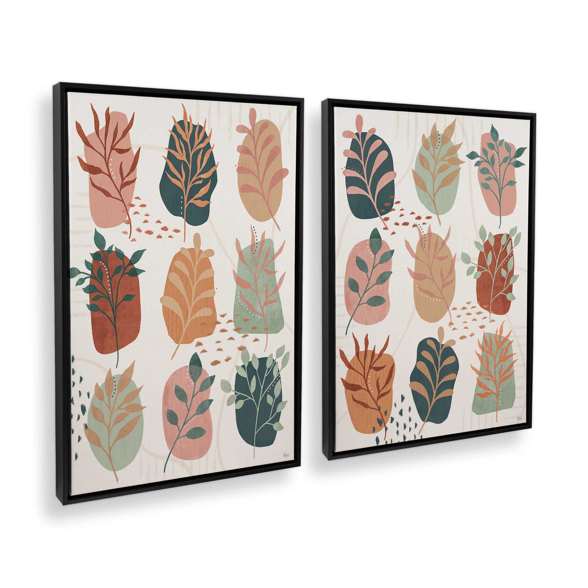 [Color:Satin Black], Picture of art in a Satin Black frame at an angle