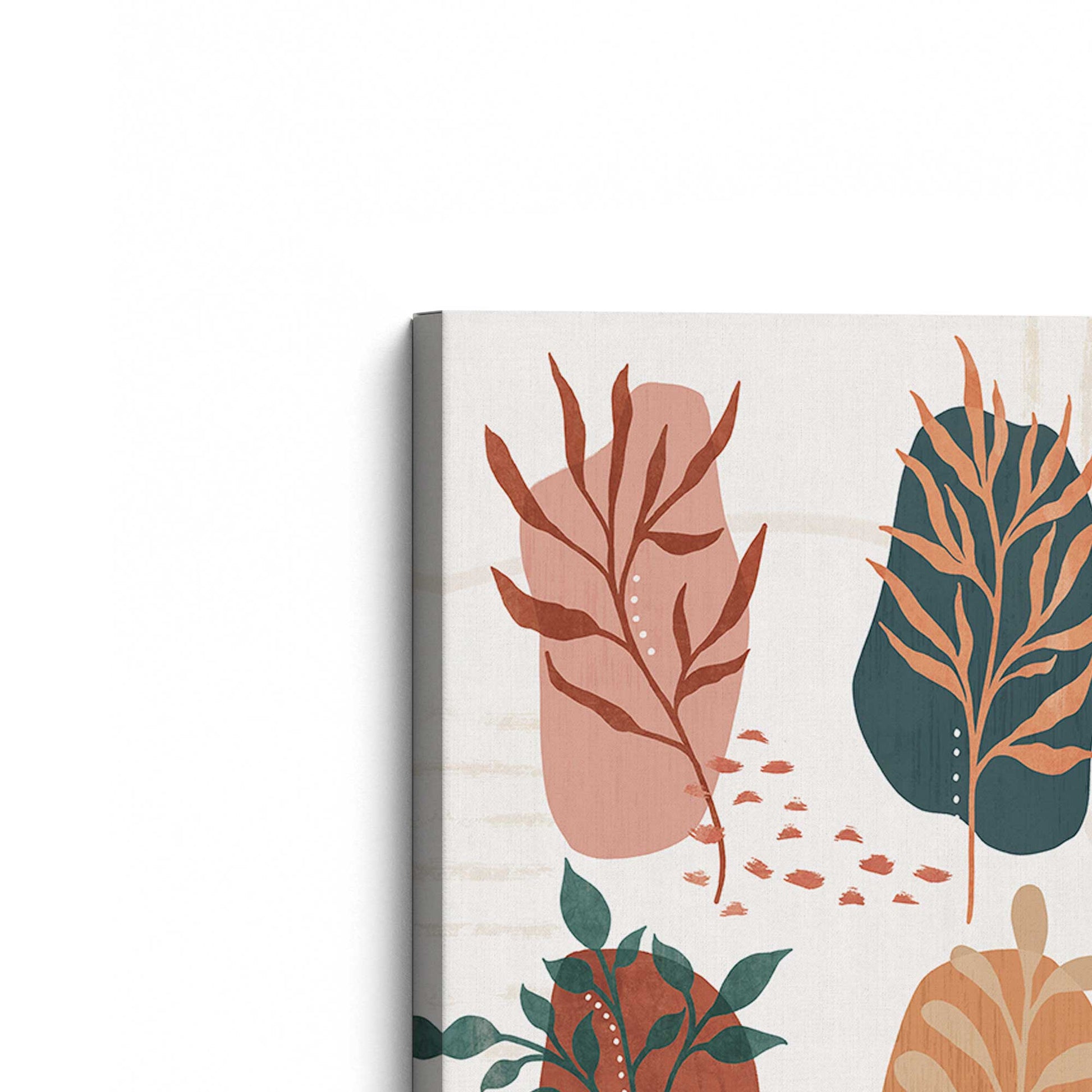 [Color:Stretched Canvas], Picture of the corner of the art