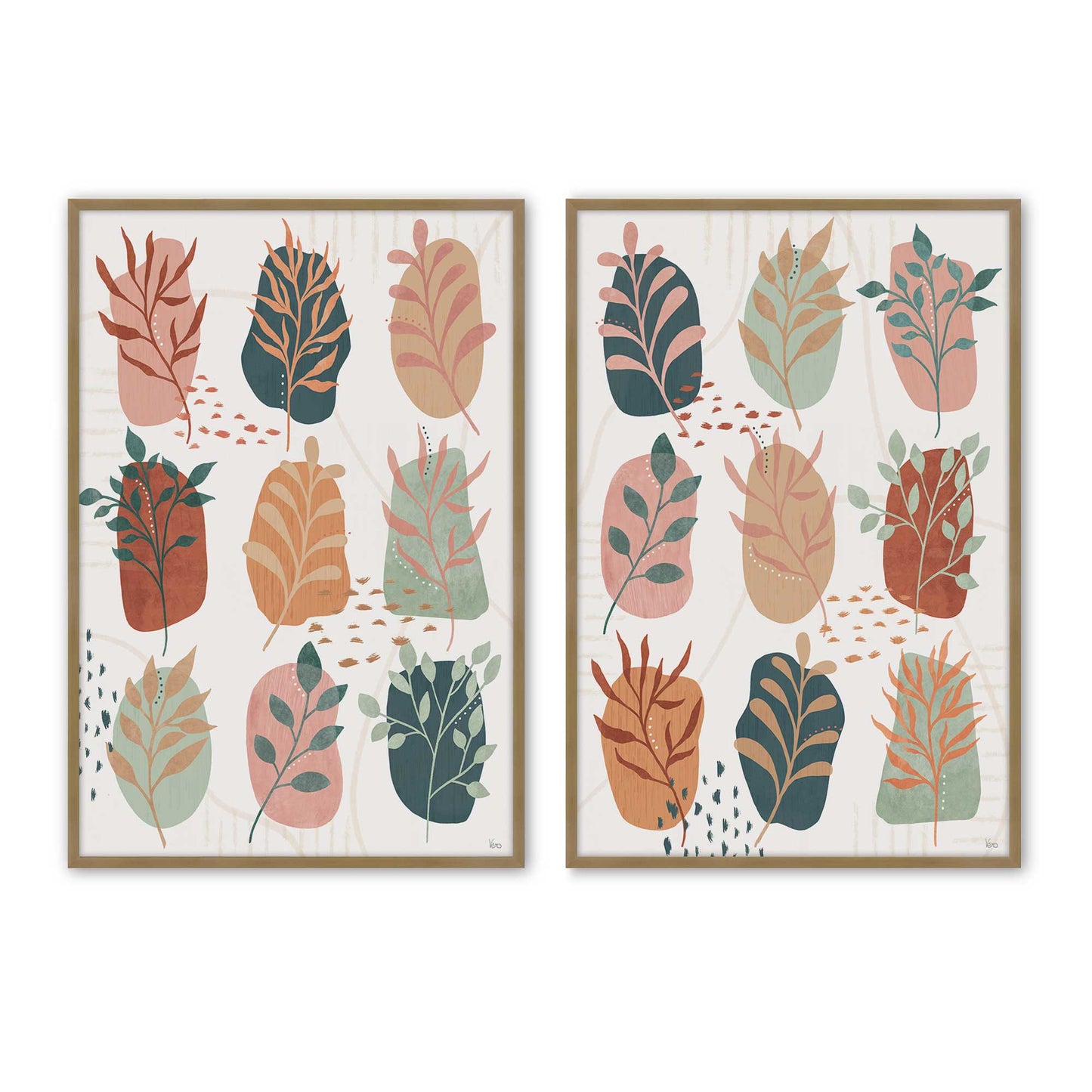 [Color:Brushed Gold], Picture of art in a Brushed Gold frame