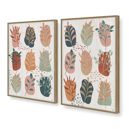 [Color:Brushed Gold], Picture of art in a Brushed Gold frame at an angle