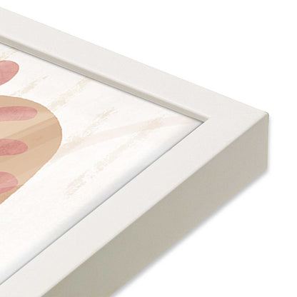 [Color:Opaque White], Picture of art in a Opaque White frame of the corner