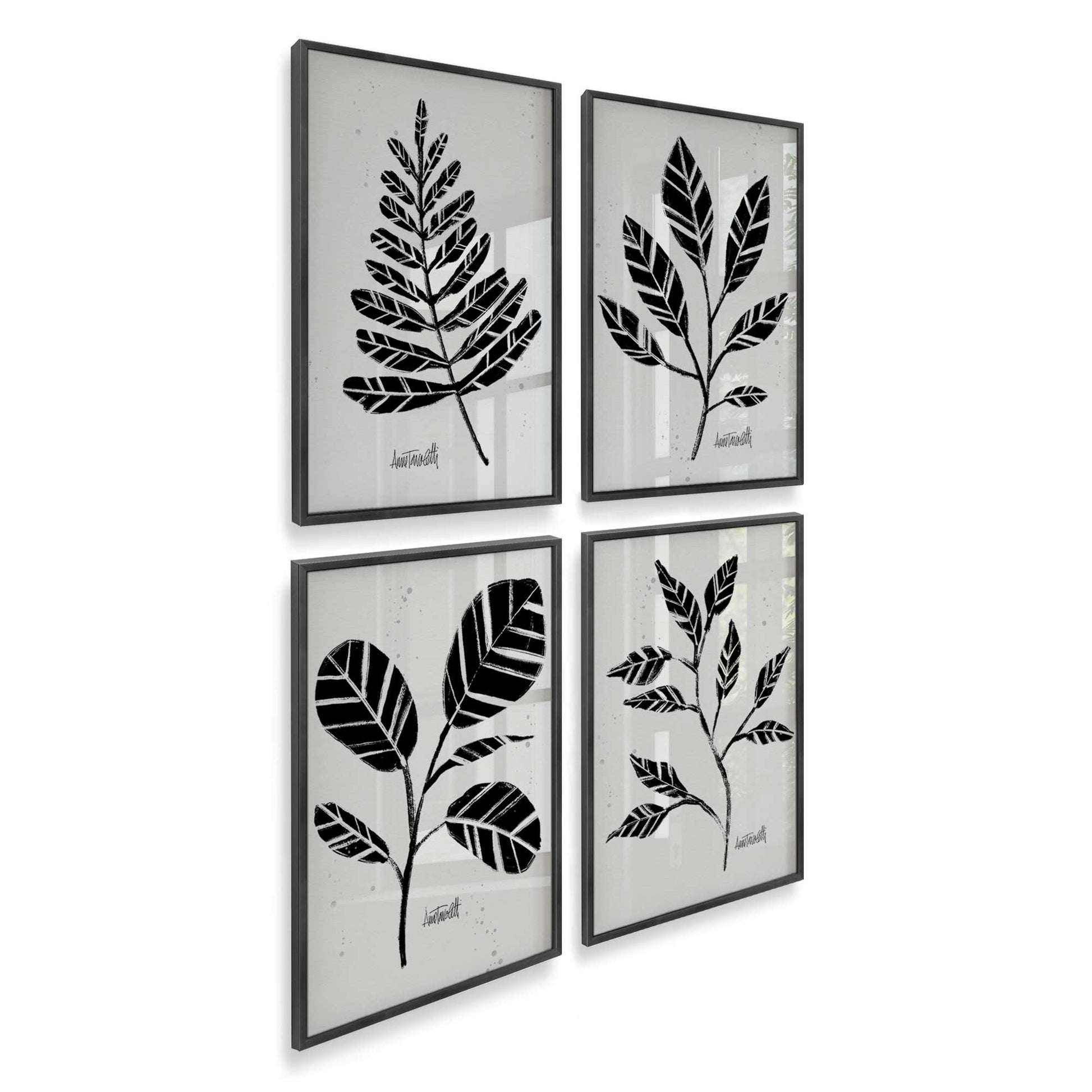 [Color:Weathered Zinc], Picture of art in a Weathered Zinc frame of the corner