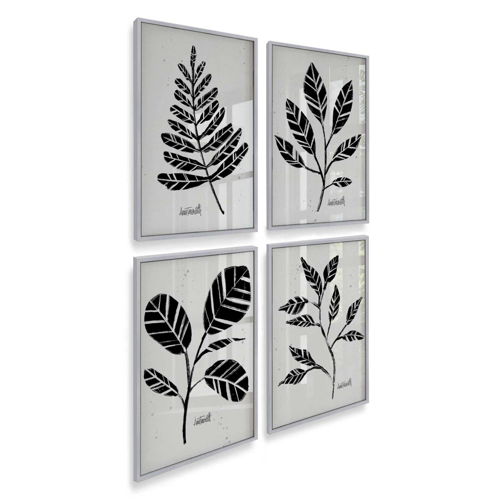 [Color:Polished Chrome], Picture of art in a Polished Chrome frame of the corner