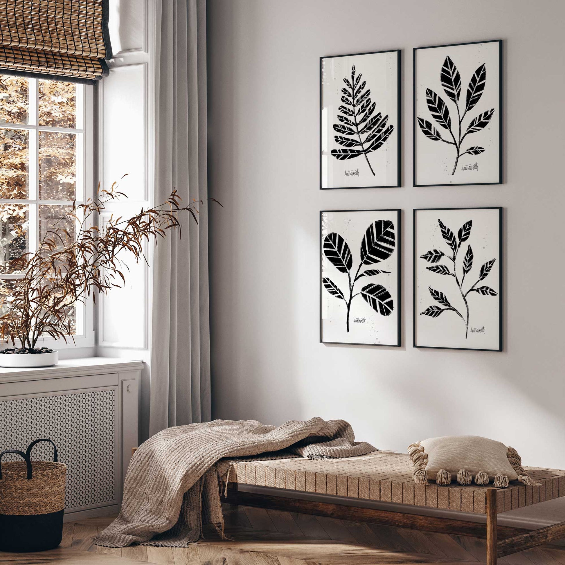 [Color:Brushed Gold], Picture of art in a Brushed Gold frame