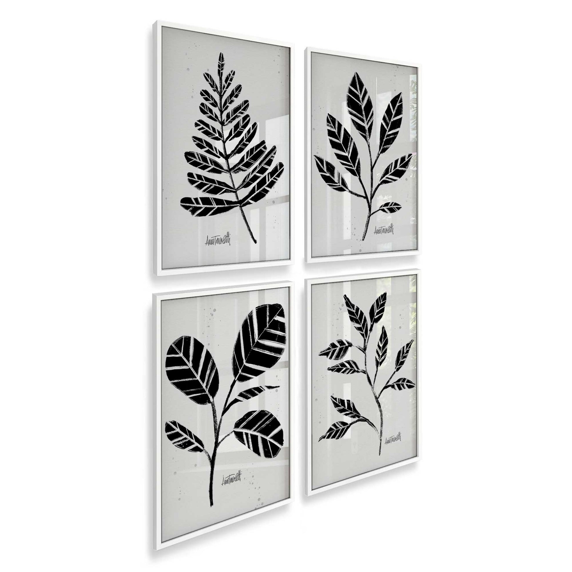 [Color:Opaque White], Picture of art in a Opaque White frame at an angle