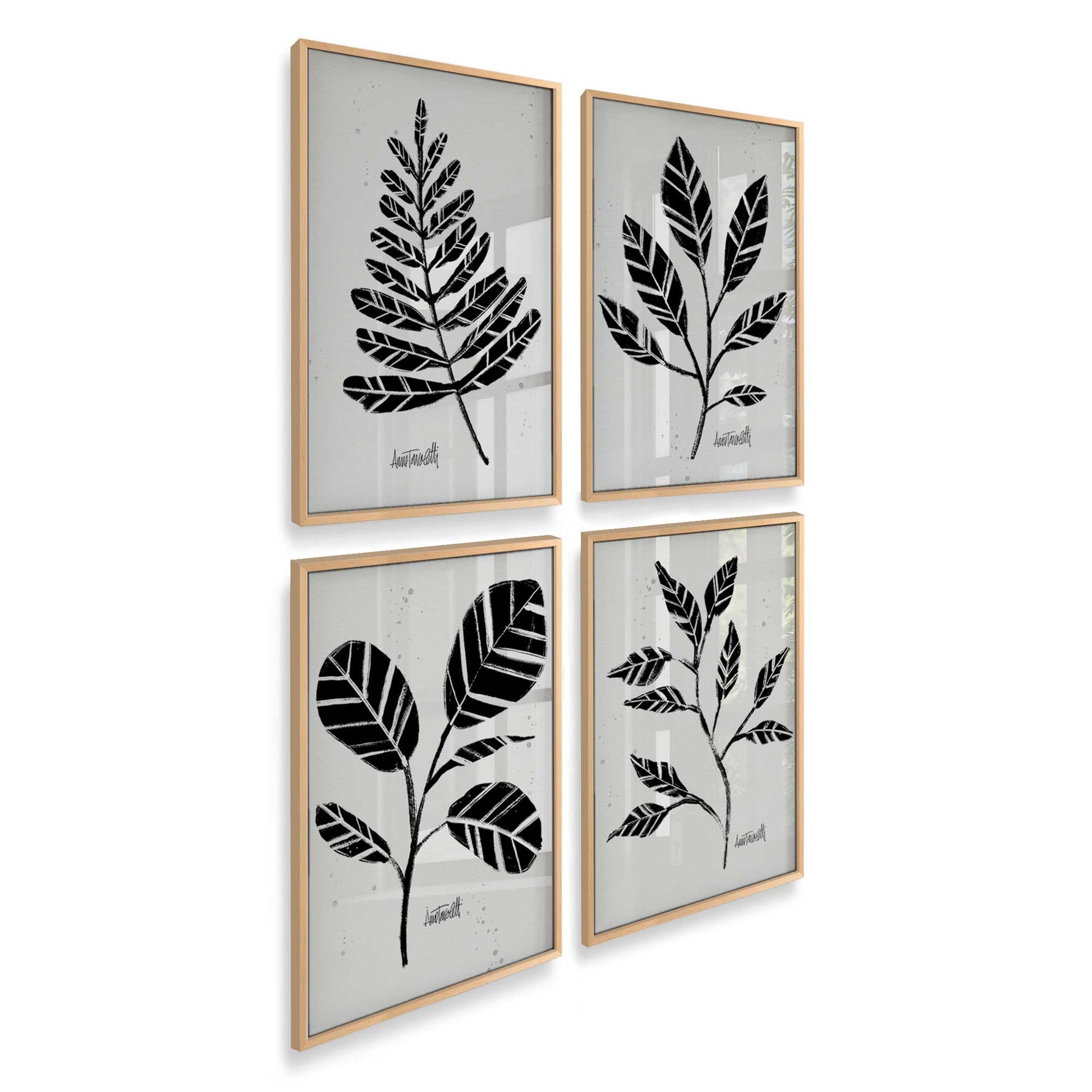 [Color:Raw Maple], Picture of art in a Raw Maple frame at an angle