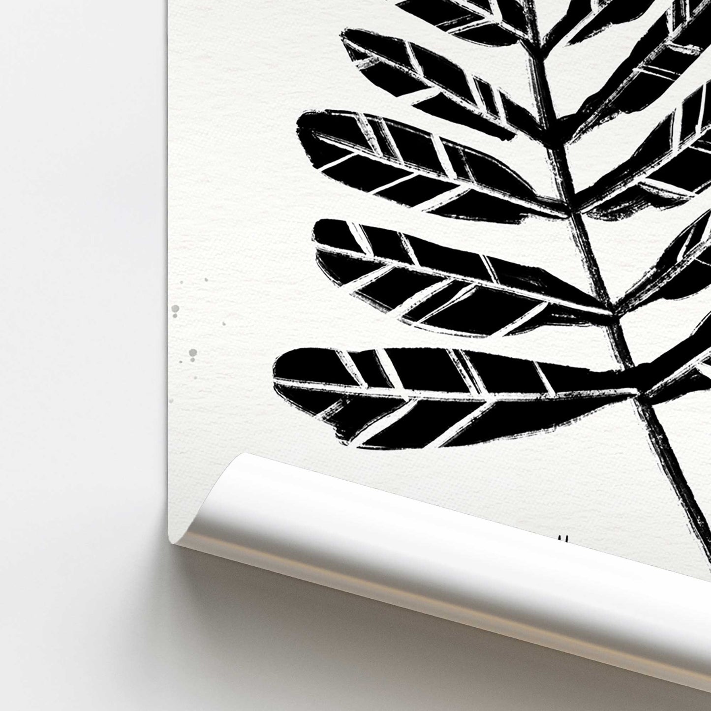[color:Rolled Print], Picture of close up of art