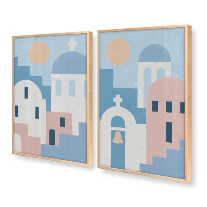 [Color:Raw Maple], Picture of art in a Raw Maple frame at an angle