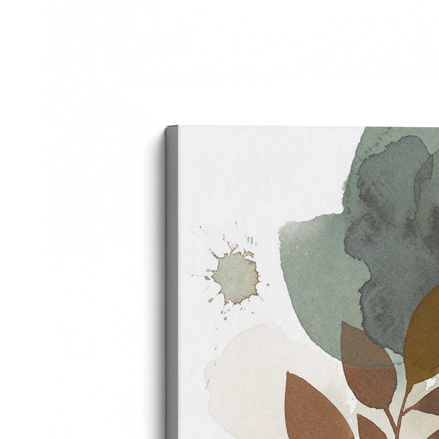 [Color:Stretched Canvas], Picture of the corner of the art