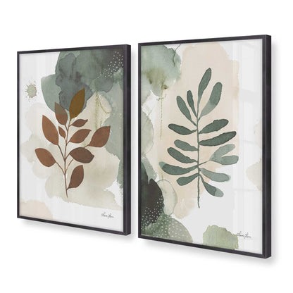 [Color:Weathered Zinc], Picture of art in a Weathered Zinc frame at an angle