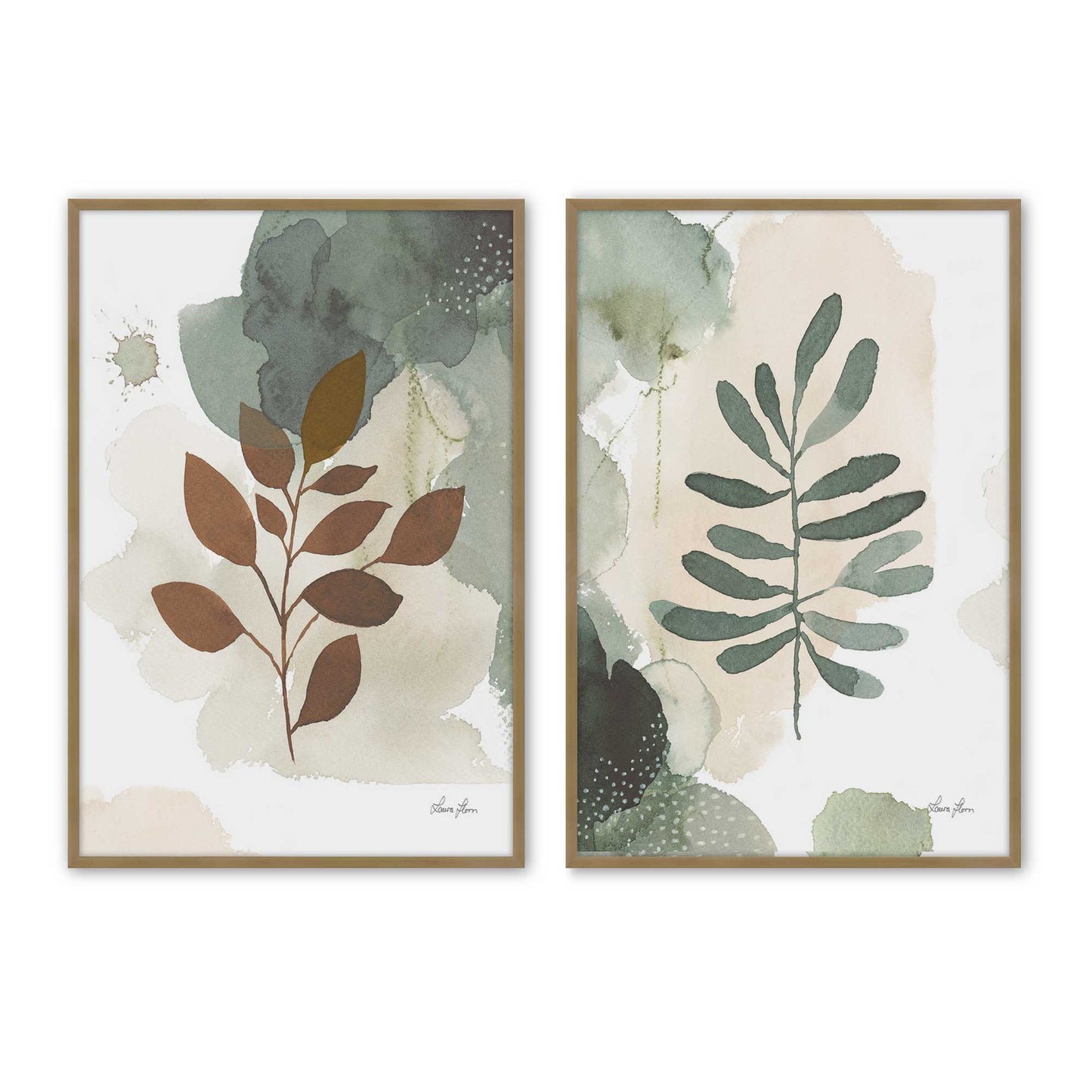 [Color:Brushed Gold], Picture of art in a Brushed Gold frame