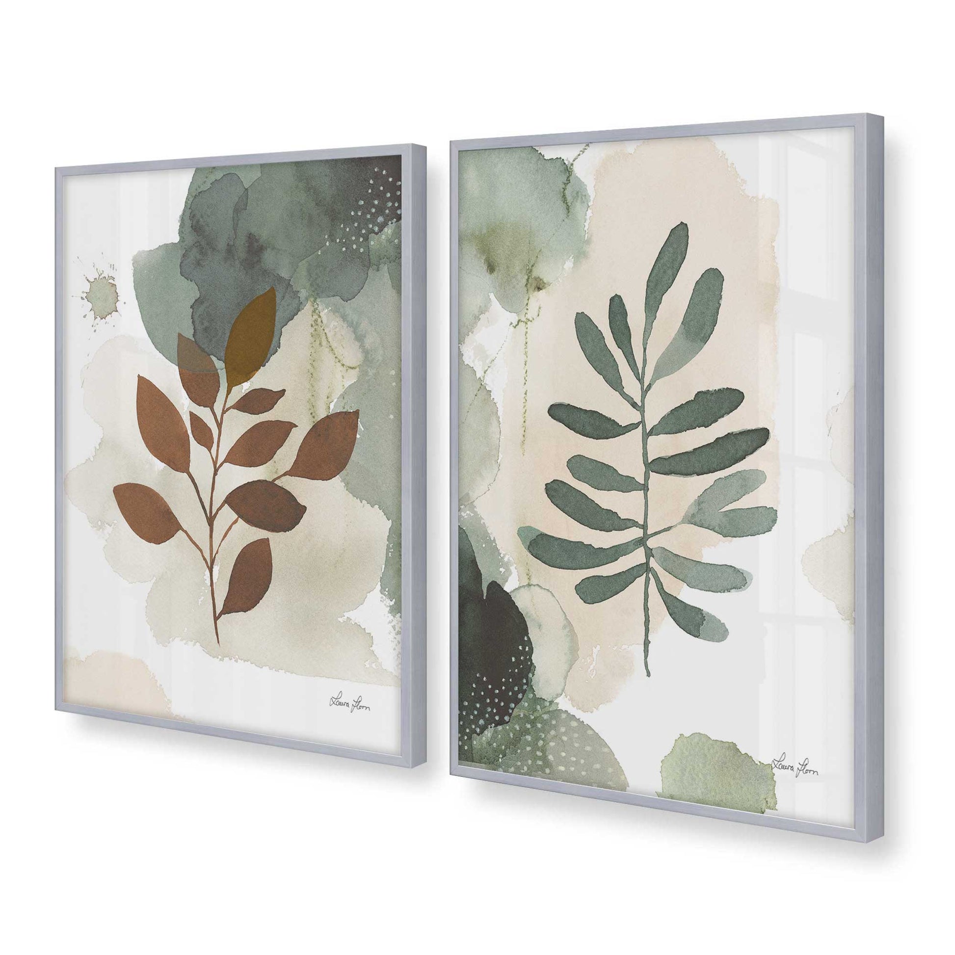 [Color:Polished Chrome], Picture of art in a Polished Chrome frame at an angle