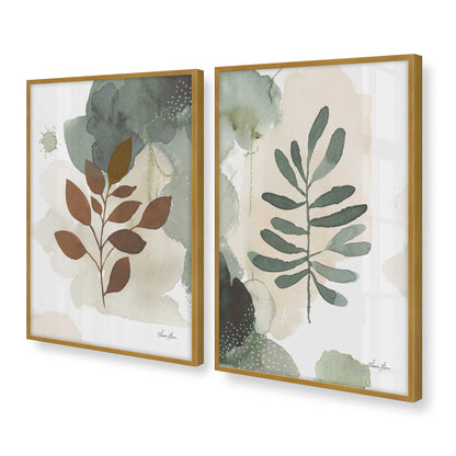 [Color:Polished Gold], Picture of art in a Polished Gold frame at an angle