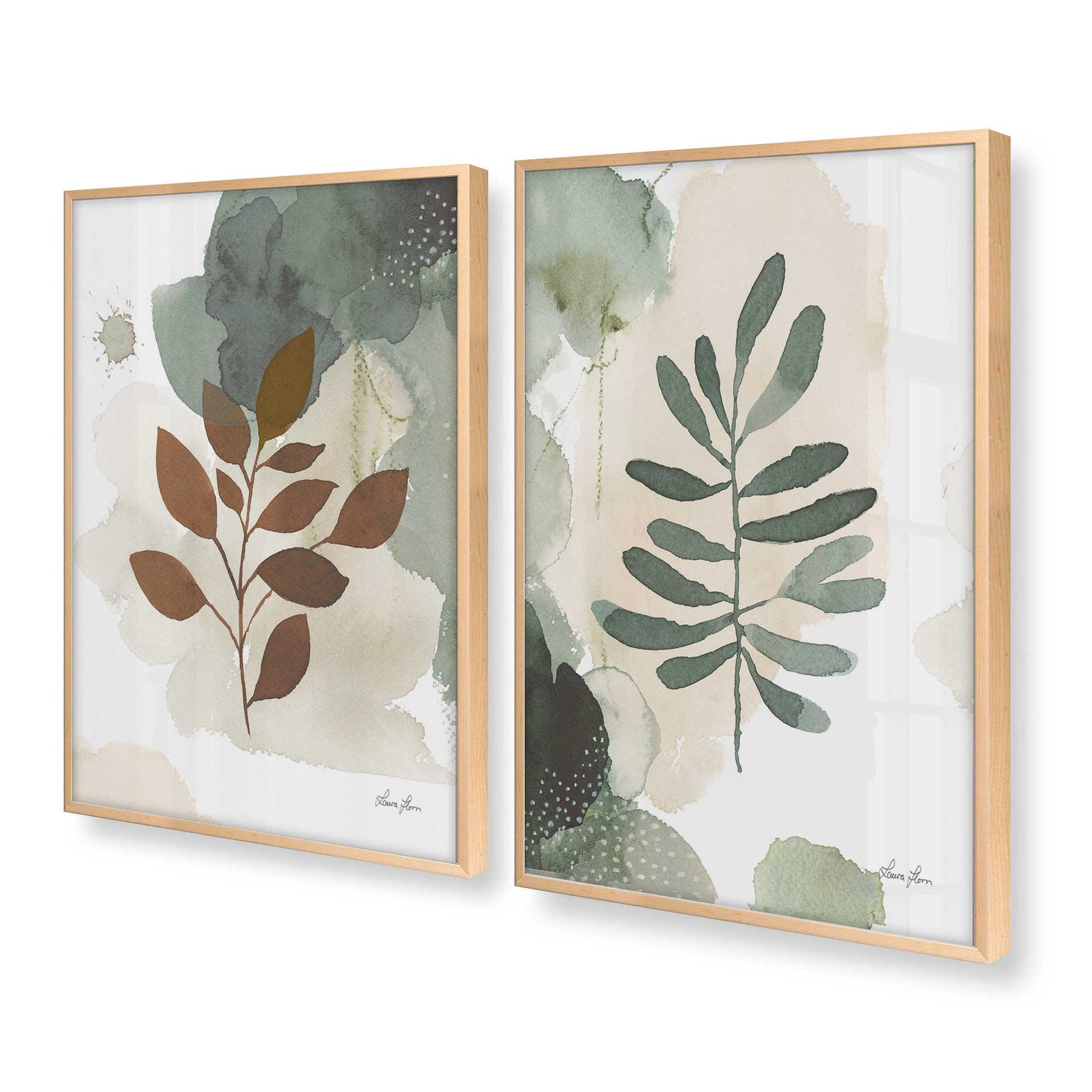 [Color:Raw Maple], Picture of art in a Raw Maple frame at an angle