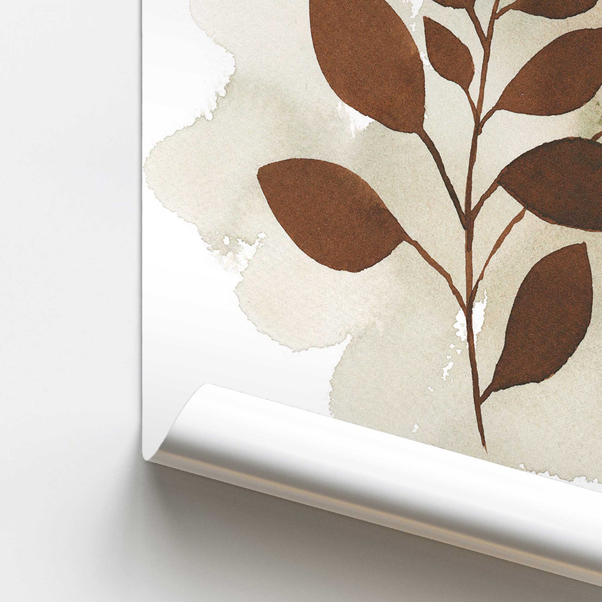 [color:Rolled Print], Picture of close up of art