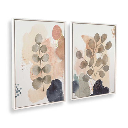 [Color:Opaque White], Picture of art in a White frame at an angle