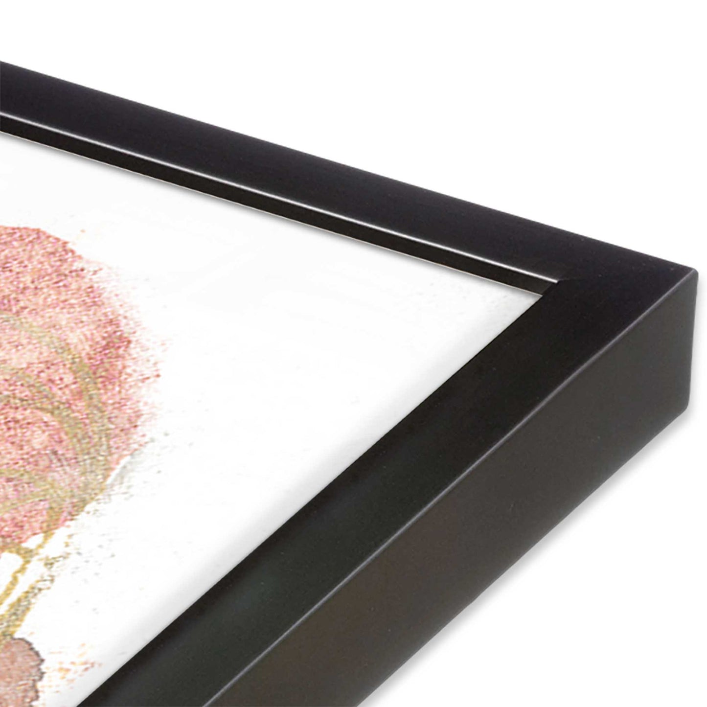 [Color:Weathered Zinc], Picture of art in a Weathered Zinc frame of the corner