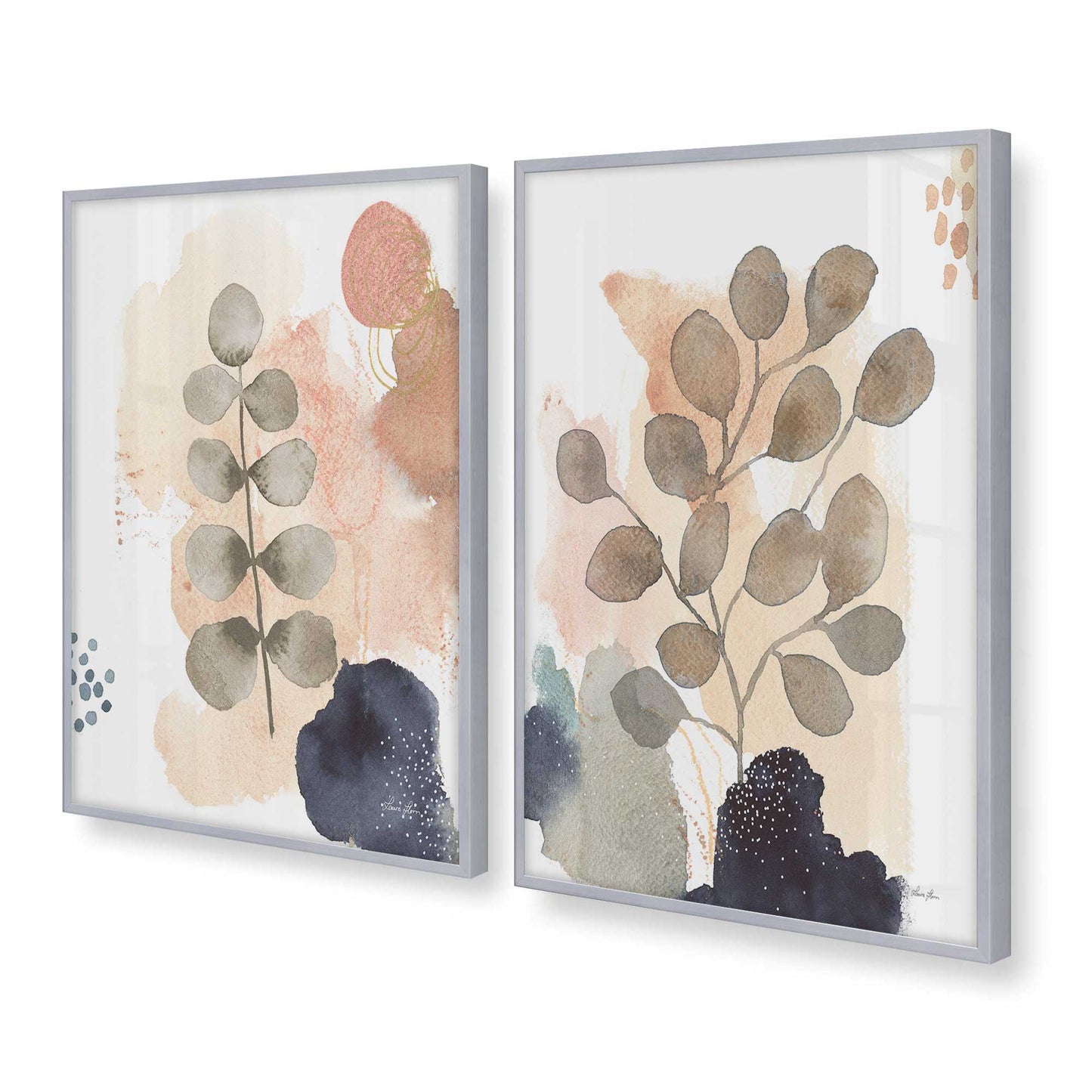 [Color:Polished Chrome], Picture of art in a Polished Chrome frame at an angle